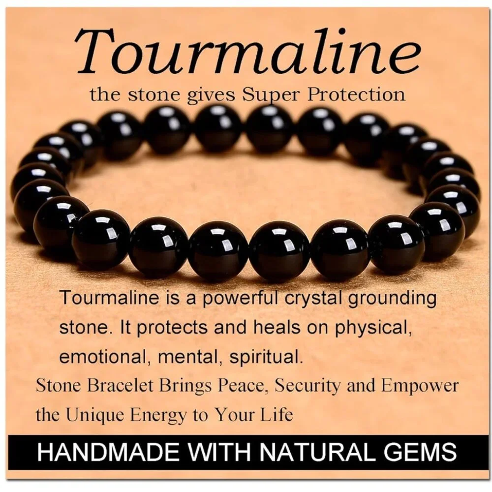 Beads Black Tourmaline - Super Protection